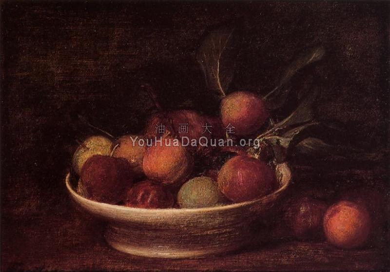 Plums and Peaches - 亨利·方丹·拉图尔